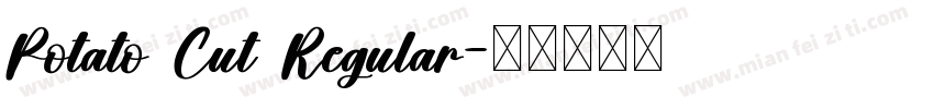 Potato Cut Regular字体转换